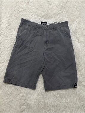 Vans Men's Charcoal Flat Front Shorts
